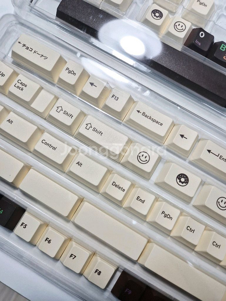 일당오 도넛 PBT 키보드 키캡 + 포인트 키캡 4종--4
