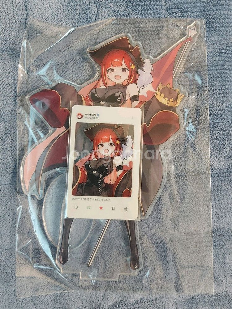 스텔라이브 아카네리제 아크릴스탠드,포토카드 비공굿--0