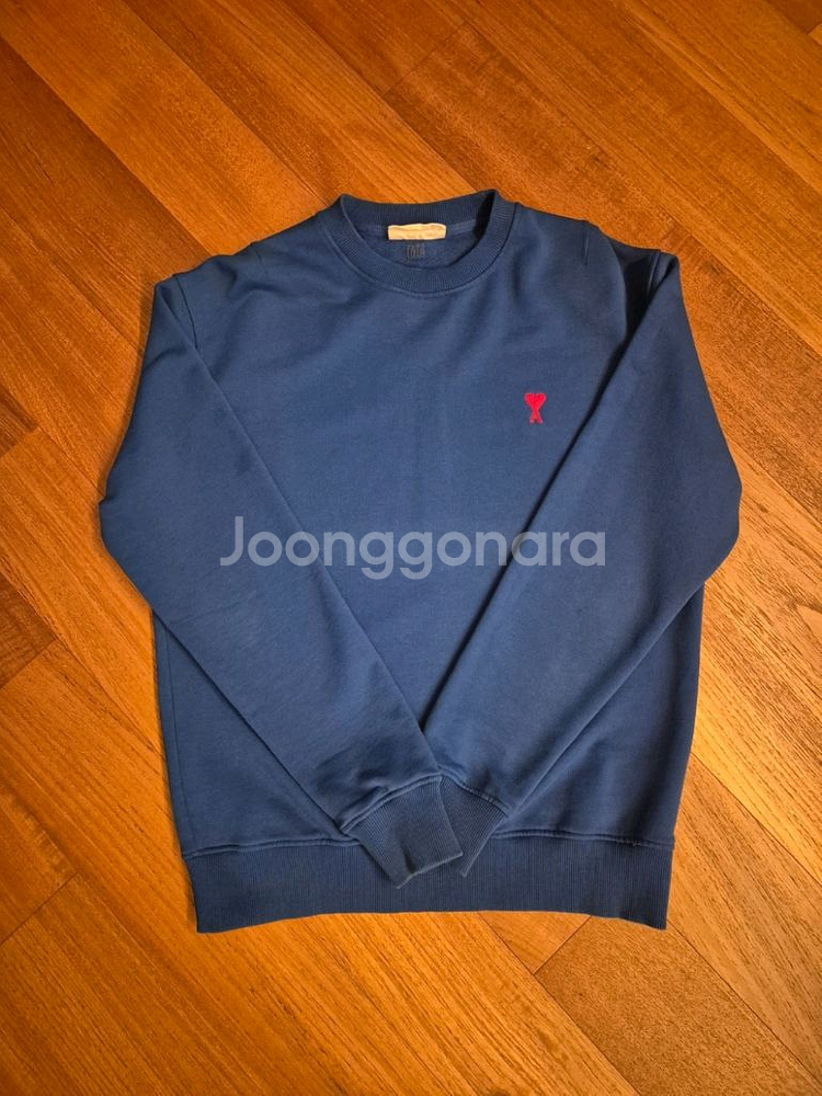 아미 21ss 맨투맨 블루 백화점정품 L--1