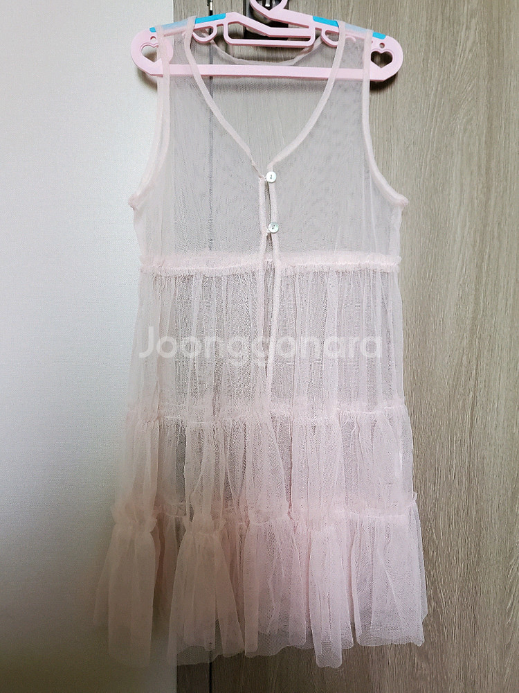 레이어드 레이스 원피스 일괄 120 130 140--0