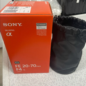 소니 FE 20-70mm F4 G (민트급 / 박스풀 모든 구성품 포함) 팝니다!