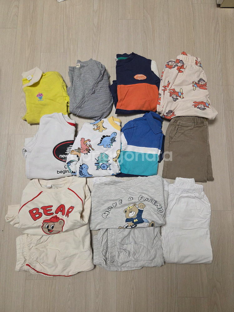 남아옷묶음 박스채 일괄 110~120 가을겨울--0