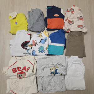 남아옷묶음 박스채 일괄 110~120 가을겨울