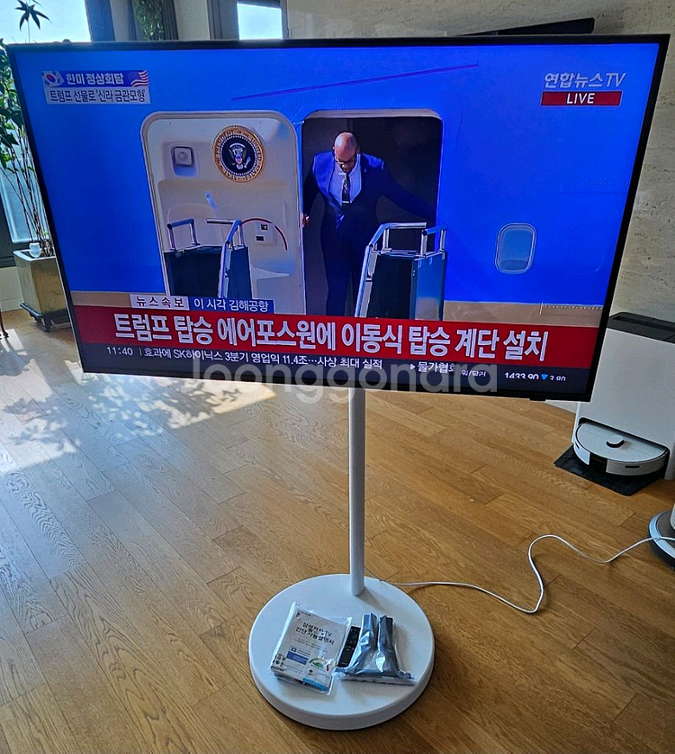 25년 삼성 QLED무빙스타일 43인치--0