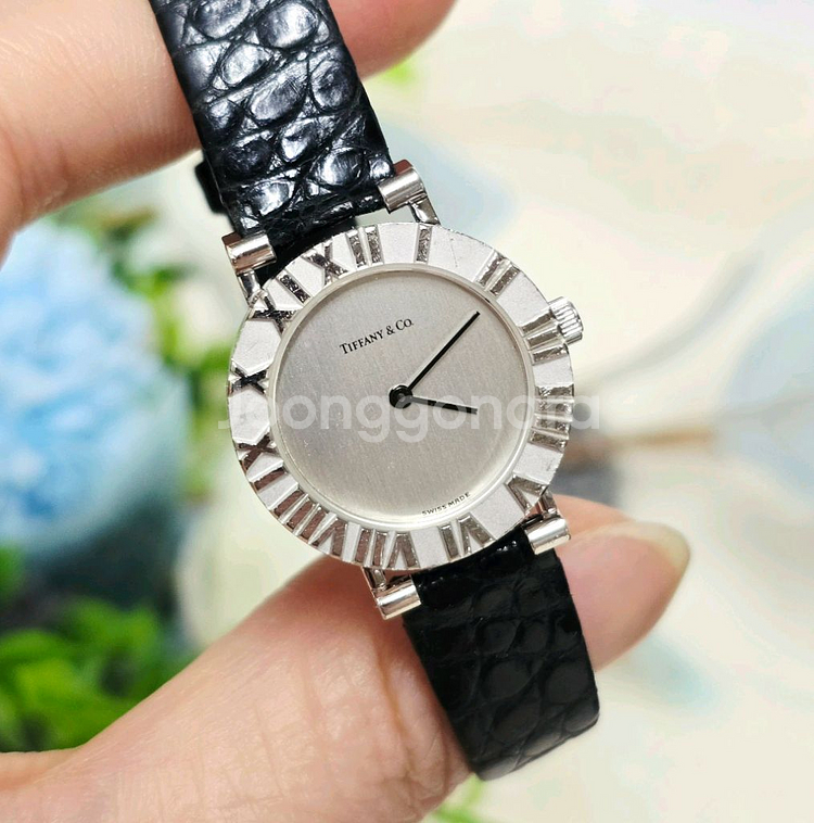 티파니아틀라스시계 925실버시계 정품 여성용--3