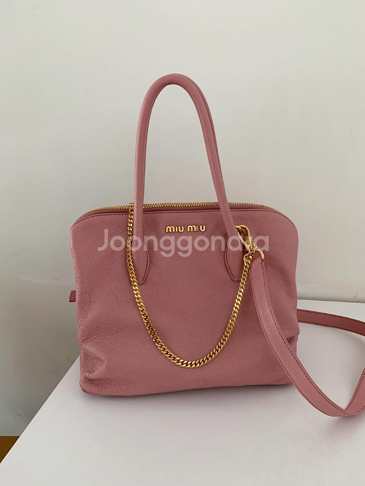 정품 미우미우 투웨이 토트백--1