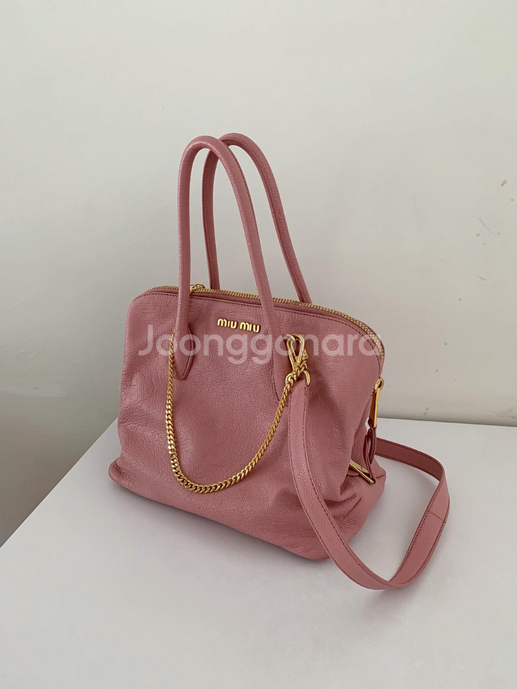 정품 미우미우 투웨이 토트백--3