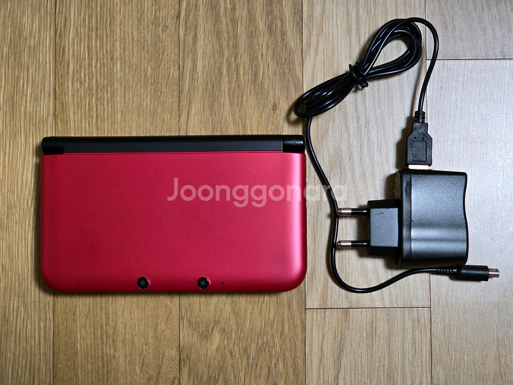 닌텐도 3DS XL 레드, SD 128g, 충전기--0