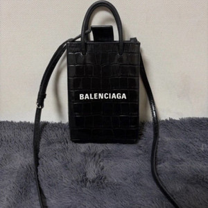 발렌시아가 크로커다일 엠보스 미니백