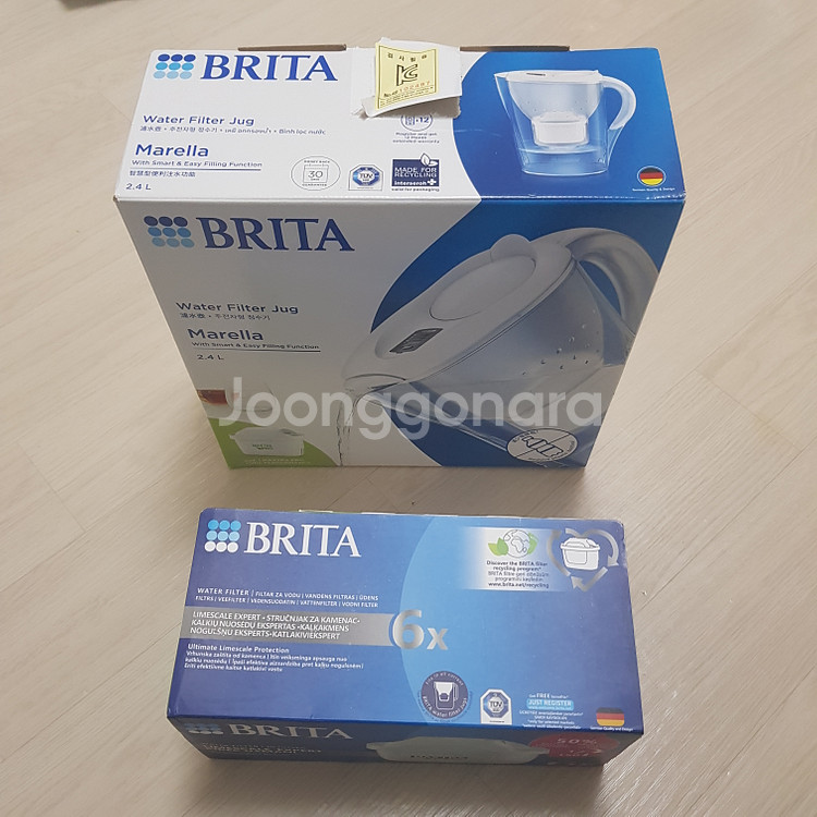 브리타 마렐라 정수기 + 막스트라 필터 6개입--0