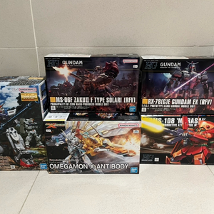 MG 육전형 건담 HG 마라사이 자쿠 솔라리 건담EX