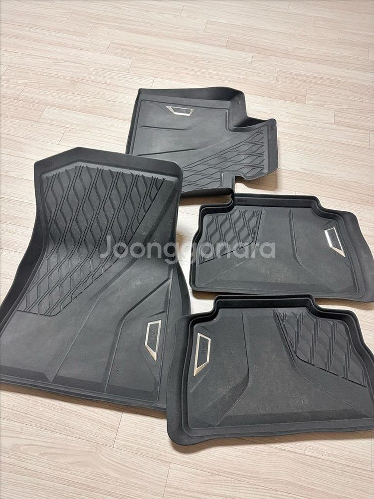 BMW X6 순정 고무매트--0