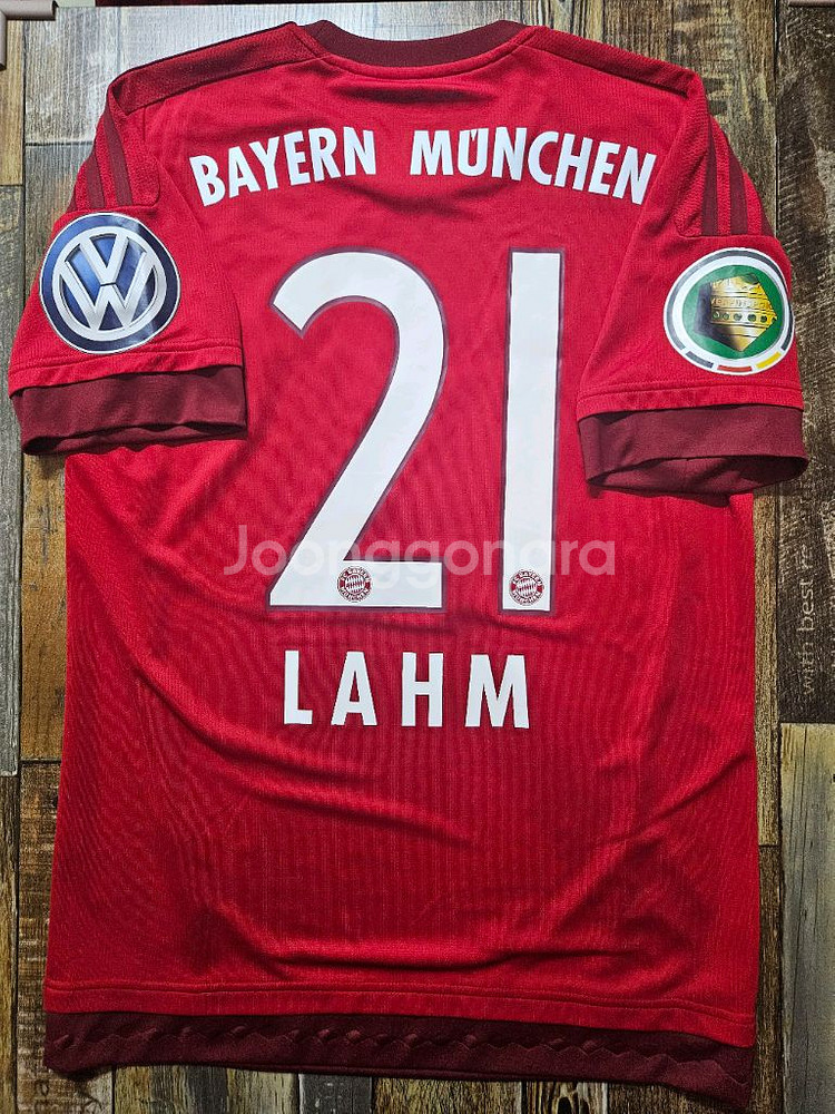 15/16 뮌헨 홈 유니폼 필립 람 포칼 마킹--1