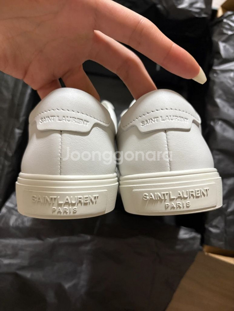 생로랑 레더 앤디 스니커즈(새상품) EU36.5--1