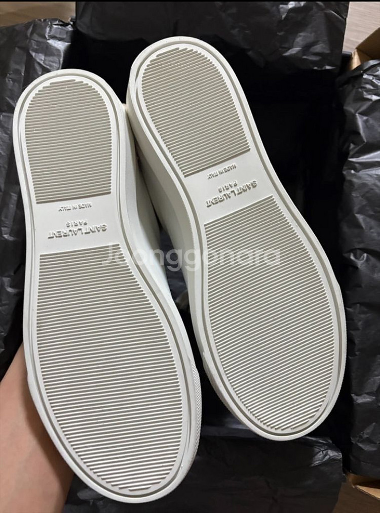 생로랑 레더 앤디 스니커즈(새상품) EU36.5--4