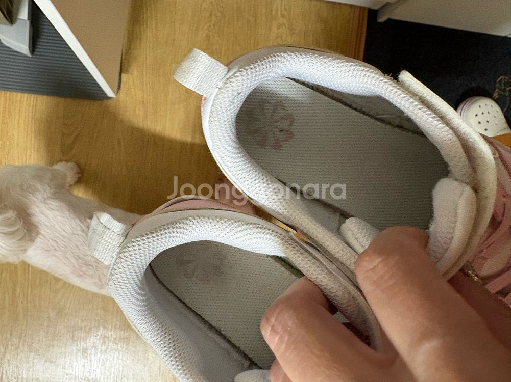 나이키 키즈 핑크 운동화 200사이즈--3