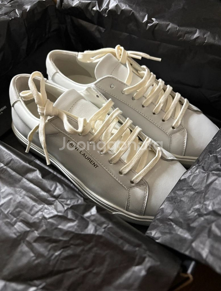 생로랑 레더 앤디 스니커즈(새상품) EU36.5--0