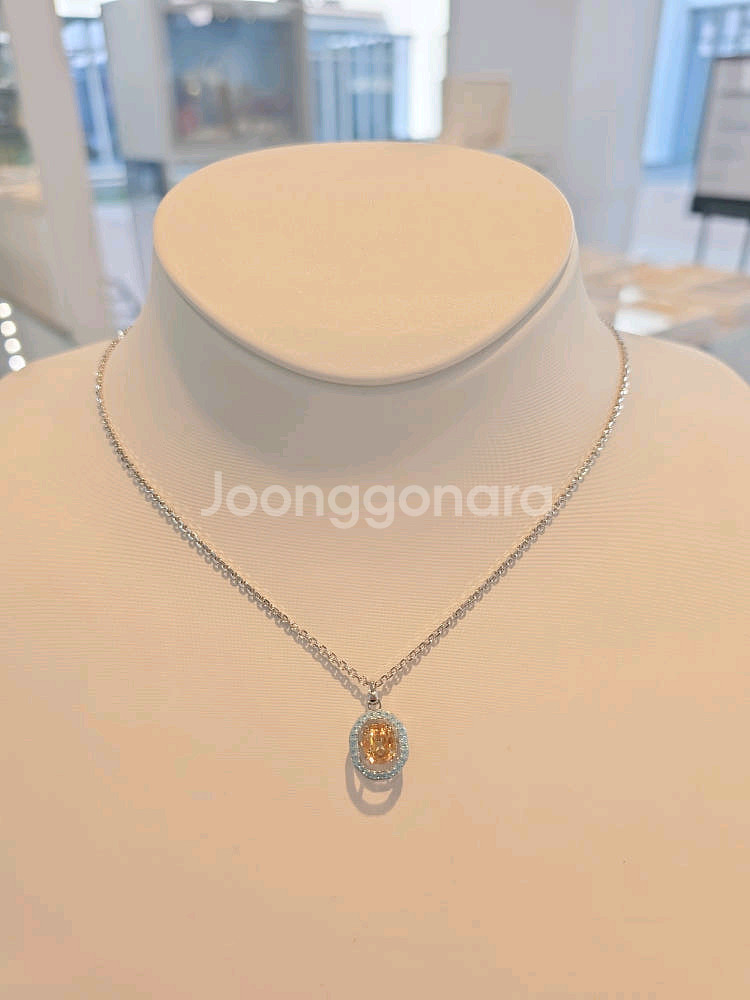 (새상품) 스와로브스키 목걸이--0