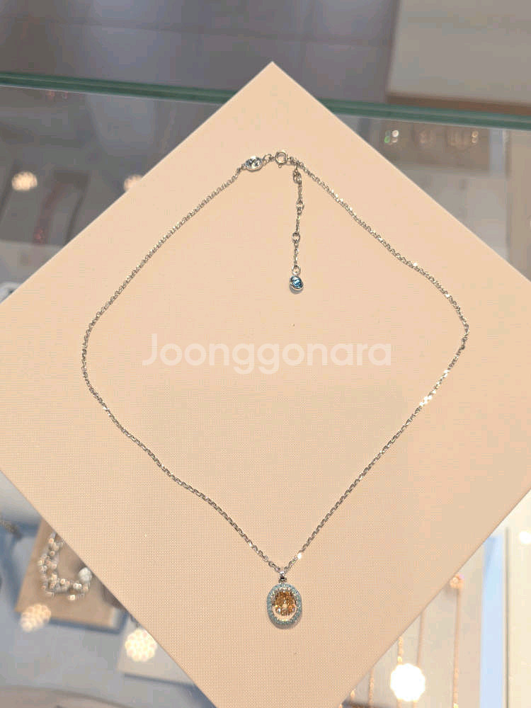 (새상품) 스와로브스키 목걸이--5