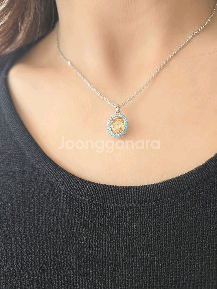 (새상품) 스와로브스키 목걸이--4