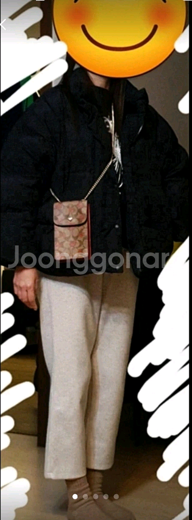 Coach코치 한정판 휴드폰+카드 미니가방--0