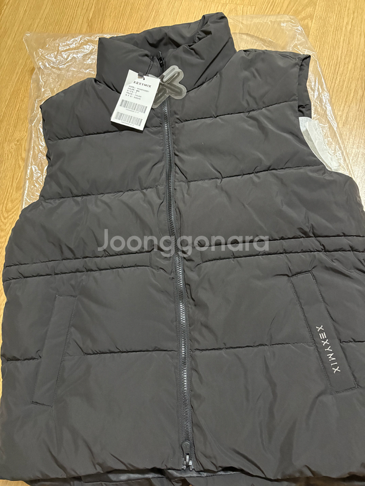 젝시믹스 패딩 조끼 블랙 새상품 프리--1