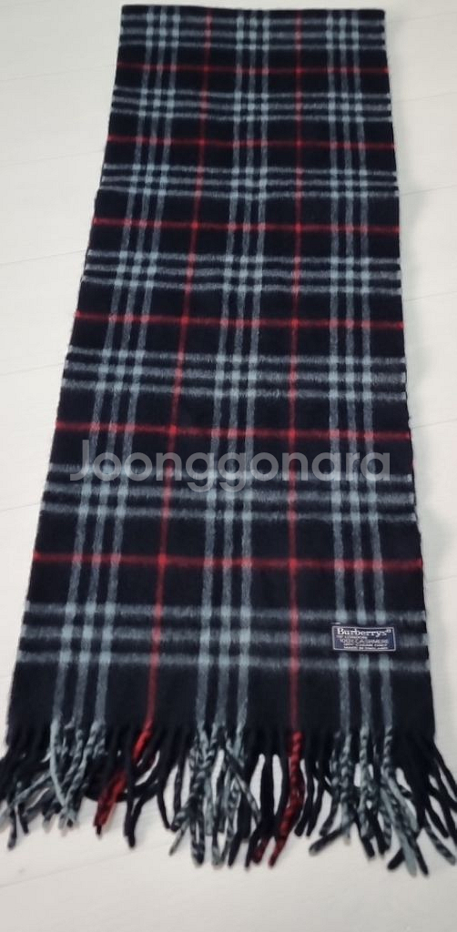 버버리 캐시미어 머플러 정품--0