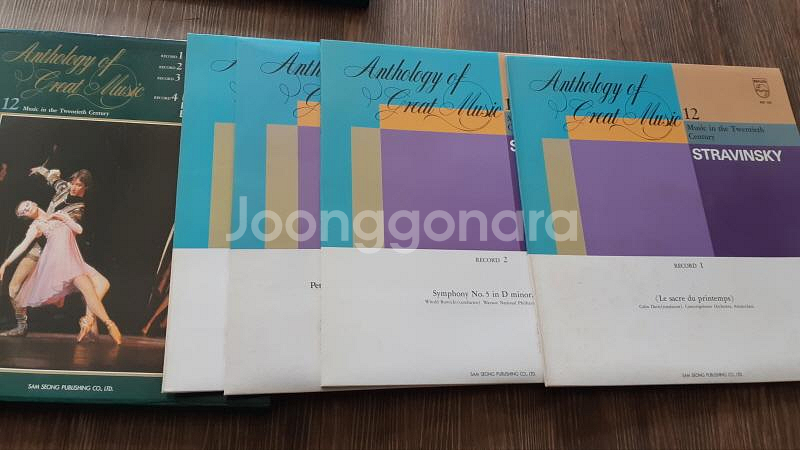 세계의 명곡 LP 48장 4장씩 12박스--3