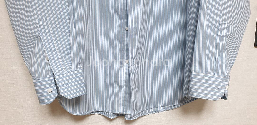 앳코너 남성 스트라이프 셔츠 F 소라색--2