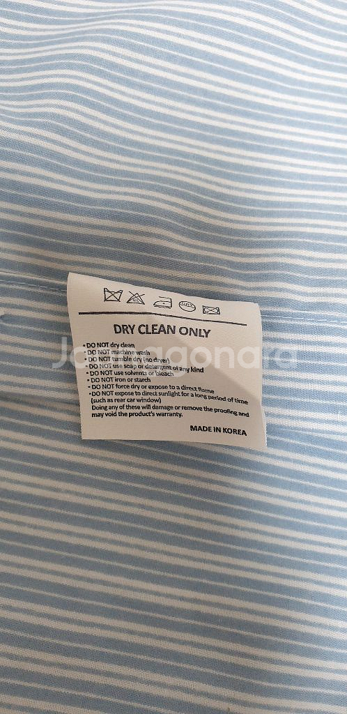 앳코너 남성 스트라이프 셔츠 F 소라색--9