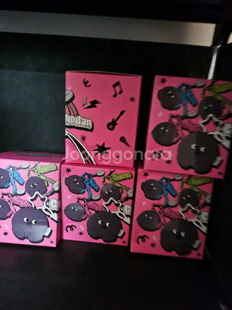 qwer 팝업 락 보이스키링--0