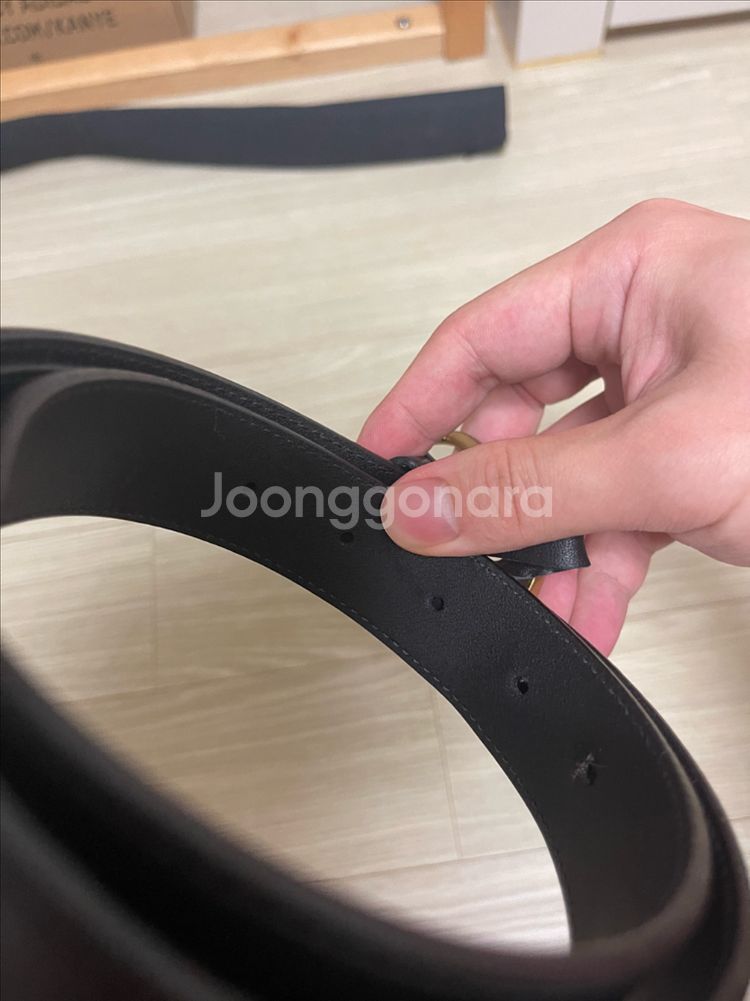 구찌 GG 마몬트 벨트 3cm 80--2