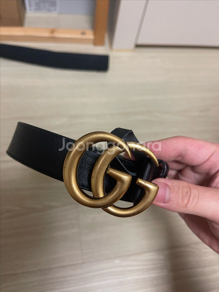 구찌 GG 마몬트 벨트 3cm 80--1