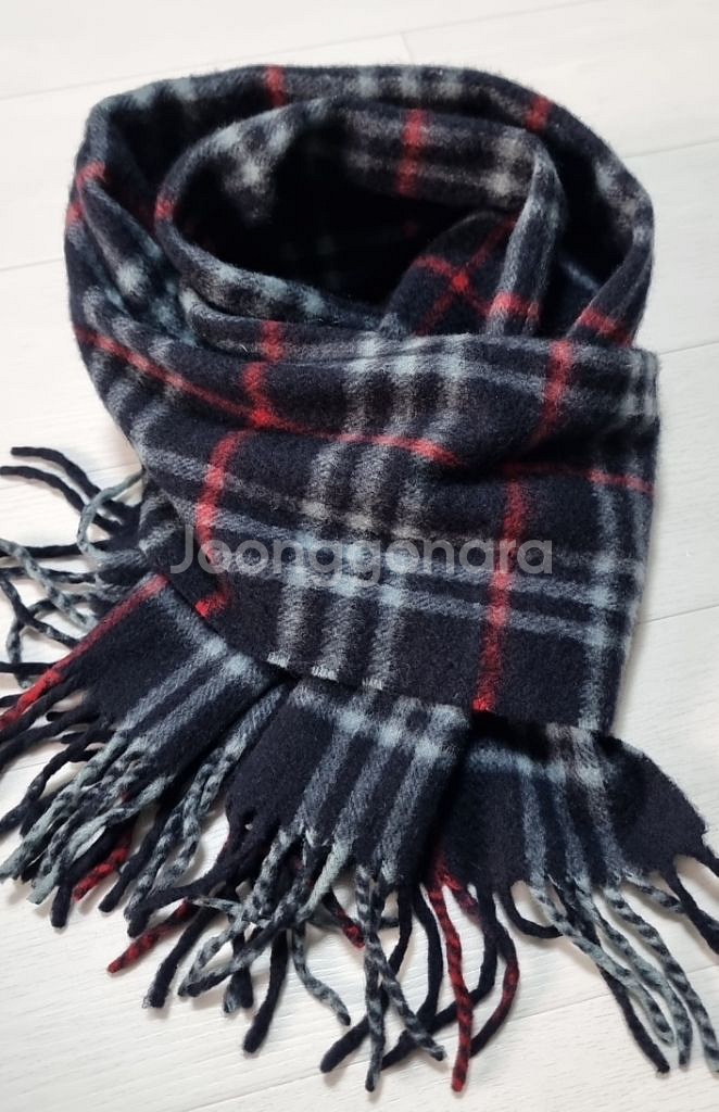 버버리 캐시미어 머플러 정품--1