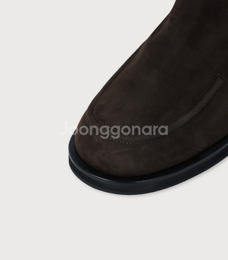 새상품)에토스 누벅부츠 딥브라운 255--3