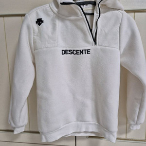 데상트 아동 기모 후드