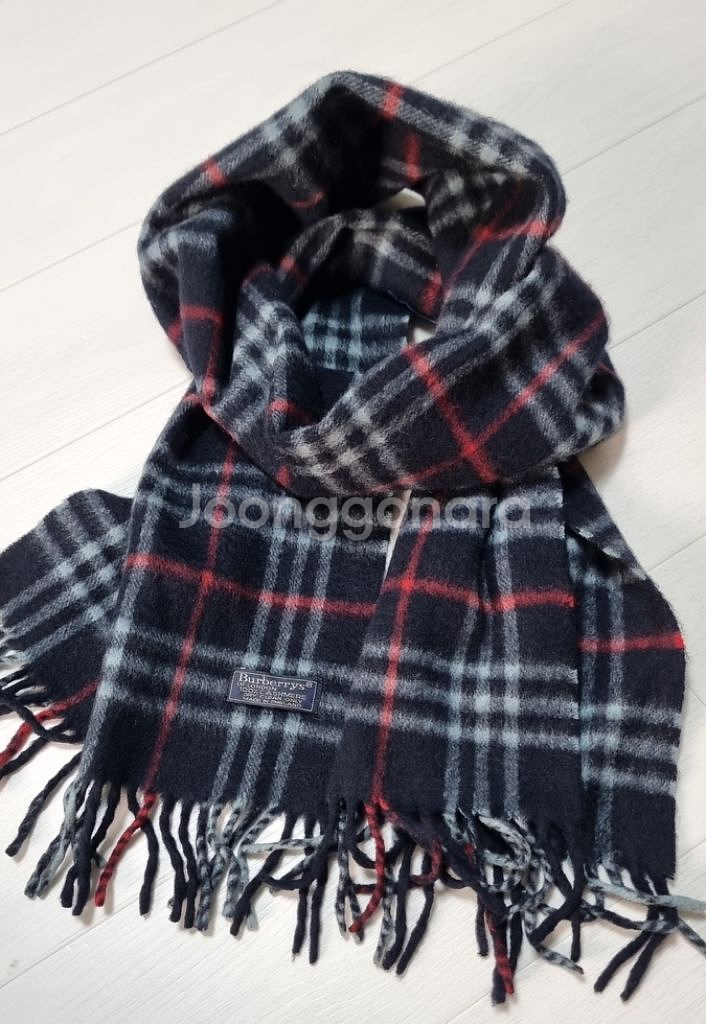 버버리 캐시미어 머플러 정품--2
