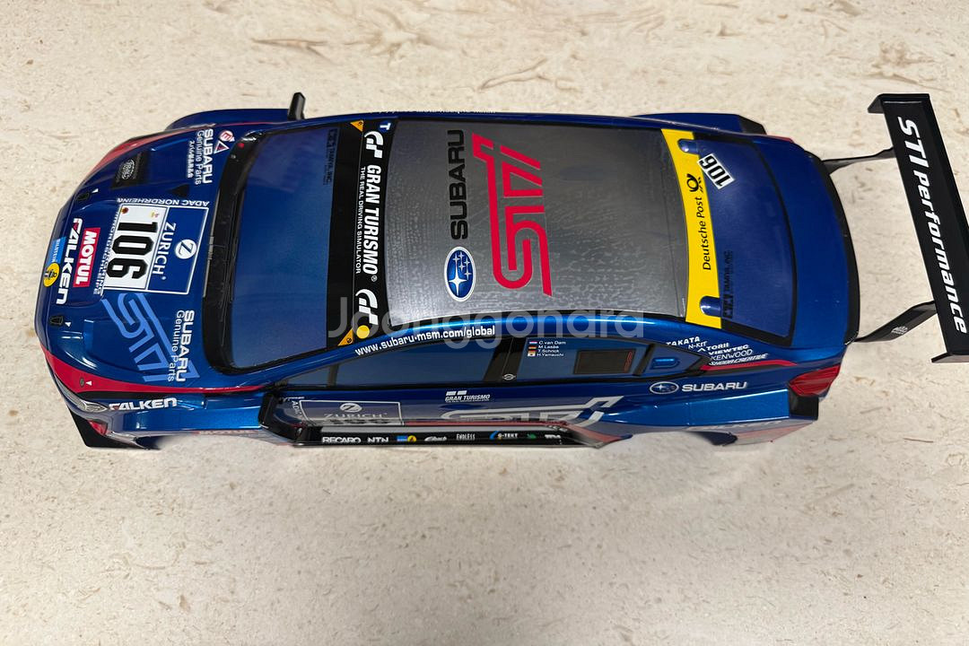 타미아 1/10 스바루 STI RC카바디 팝니다.--0