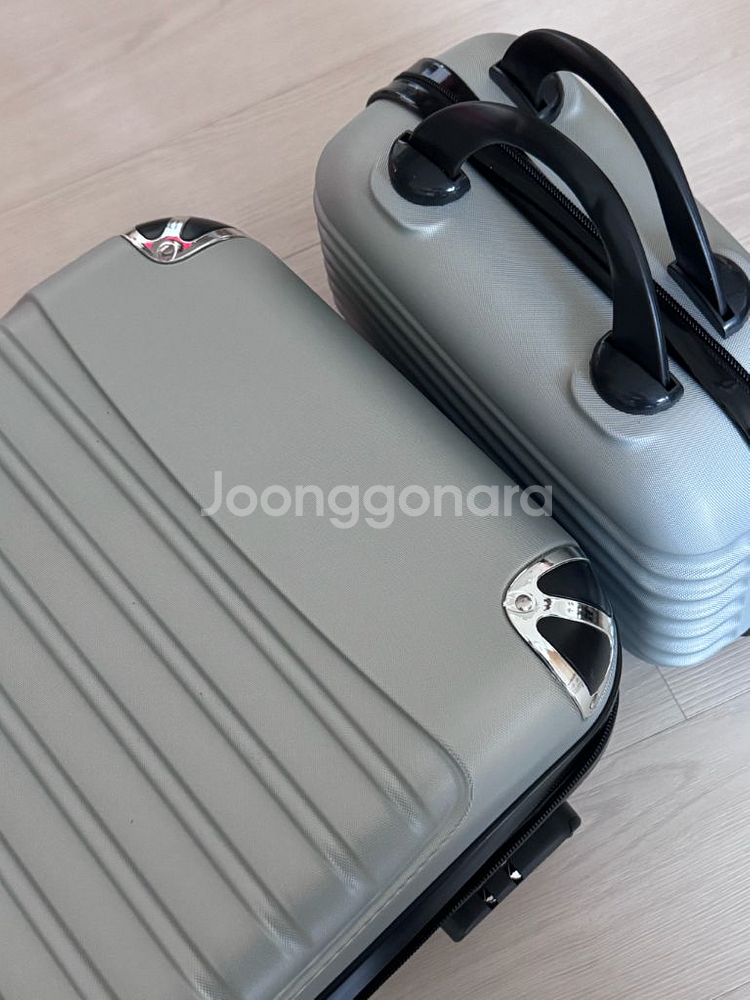 실버 여행용 캐리어 세트--0