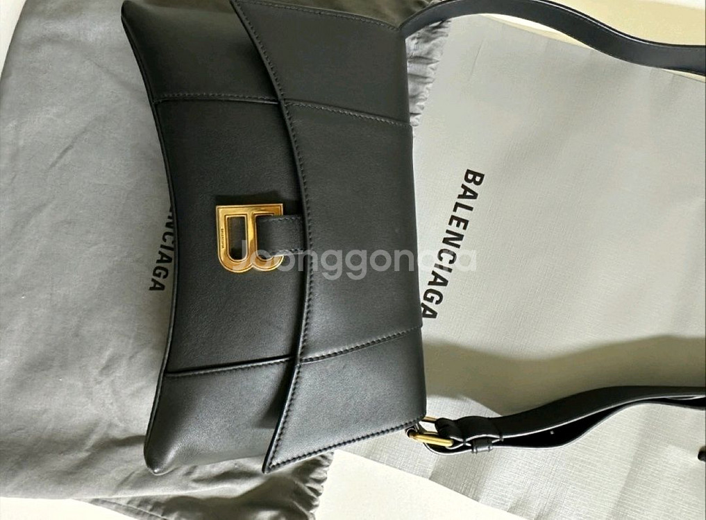 발렌시아가 아워글래스 숄더백--2