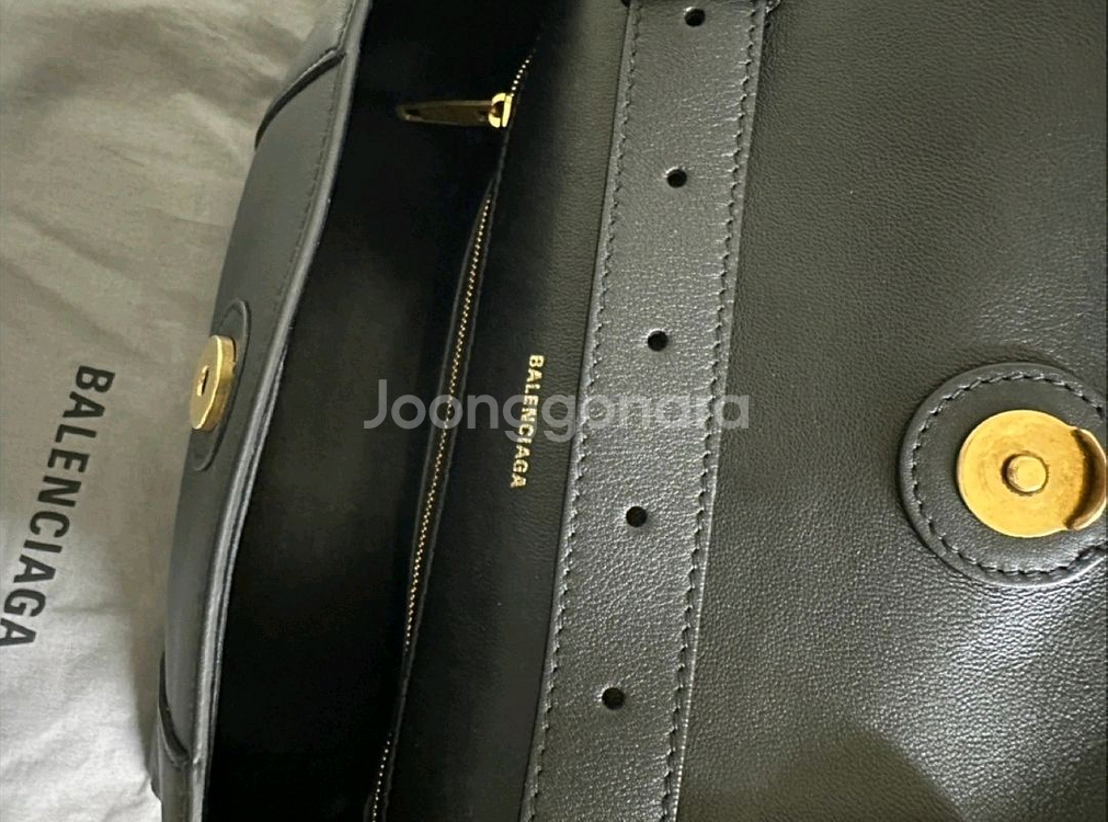 발렌시아가 아워글래스 숄더백--4