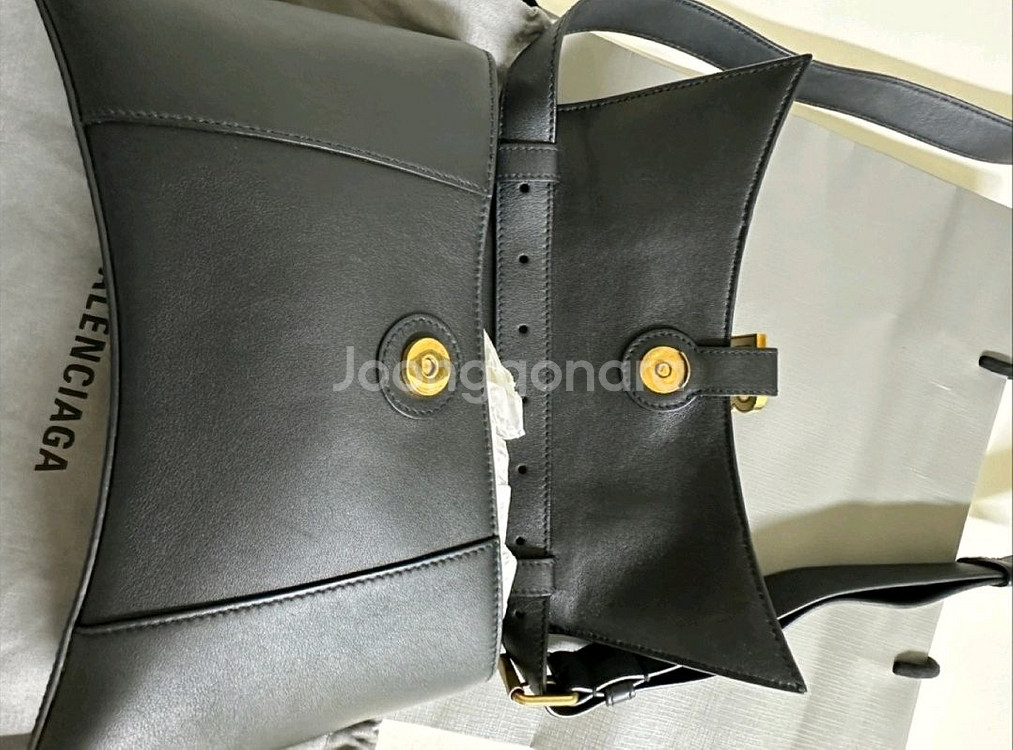 발렌시아가 아워글래스 숄더백--3