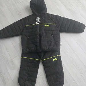 히로 패딩 130 상하세트 새상품