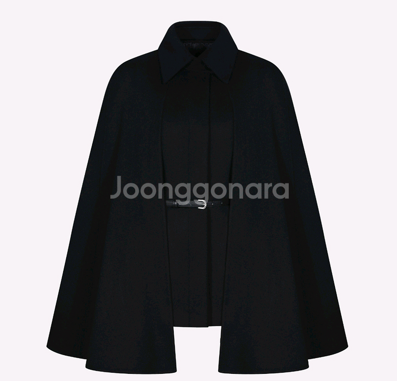 메비 케이프 코트 블랙 1사이즈 새상품--0