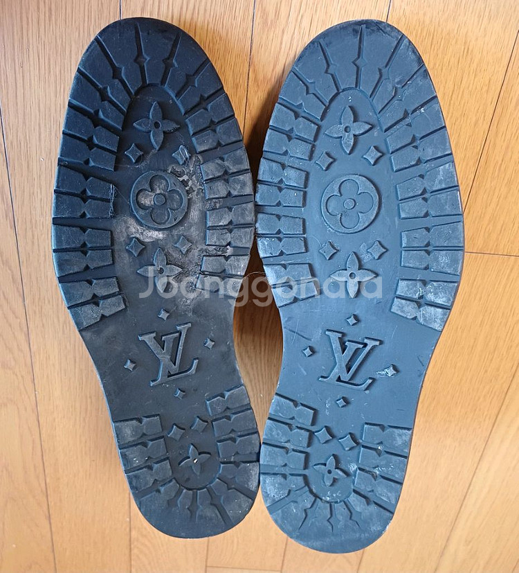 루이비통 블루 옥스퍼드 부츠솔 구두 (9사이즈)--5