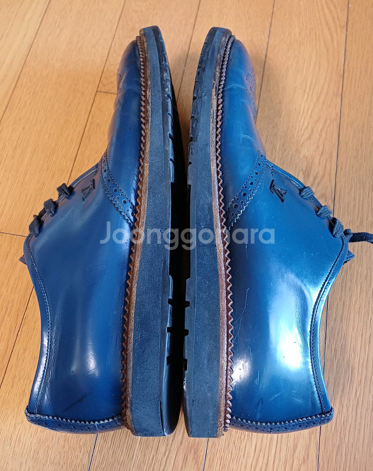 루이비통 블루 옥스퍼드 부츠솔 구두 (9사이즈)--4