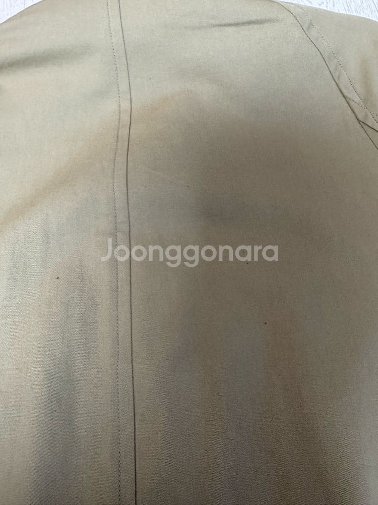 커스텀멜로우 밴드카라 코트 베이지--7