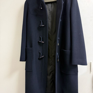 드로우핏 세인트 오버핏 프리미엄 울 더플코트 네이비 m