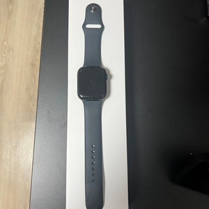 애플워치7 45mm 블랙 GPS