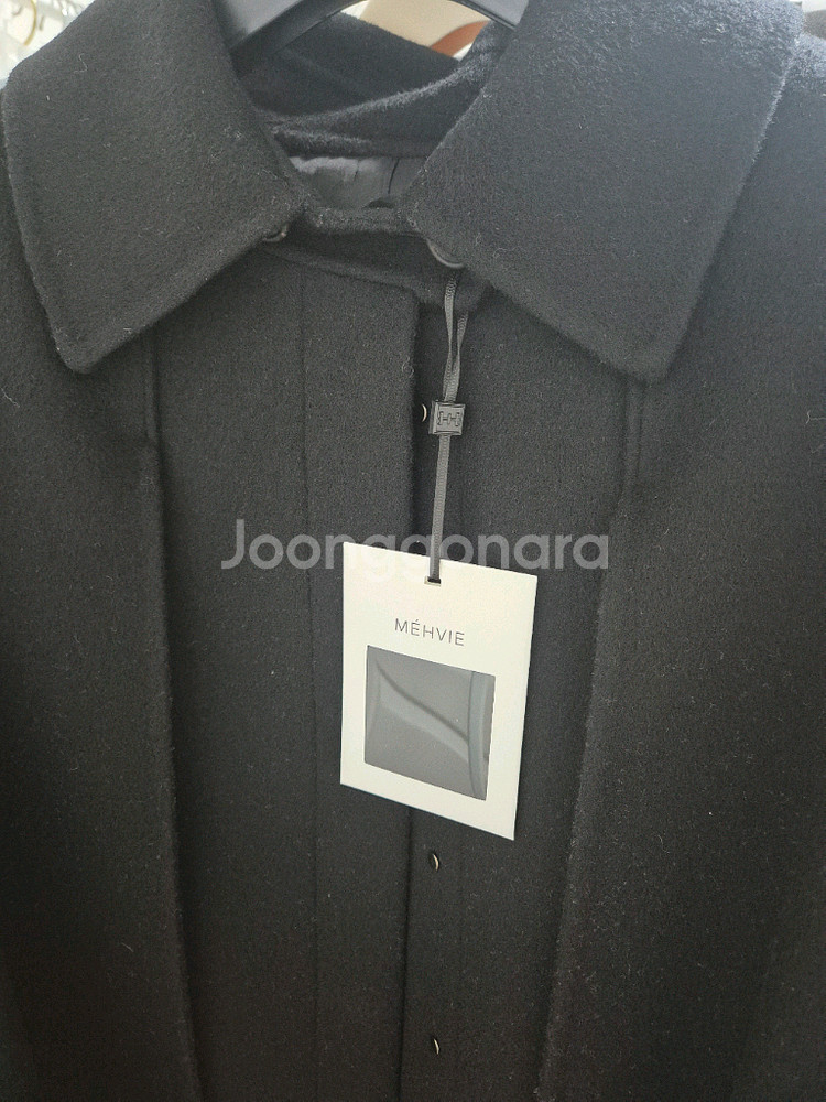 메비 케이프 코트 블랙 1사이즈 새상품--7